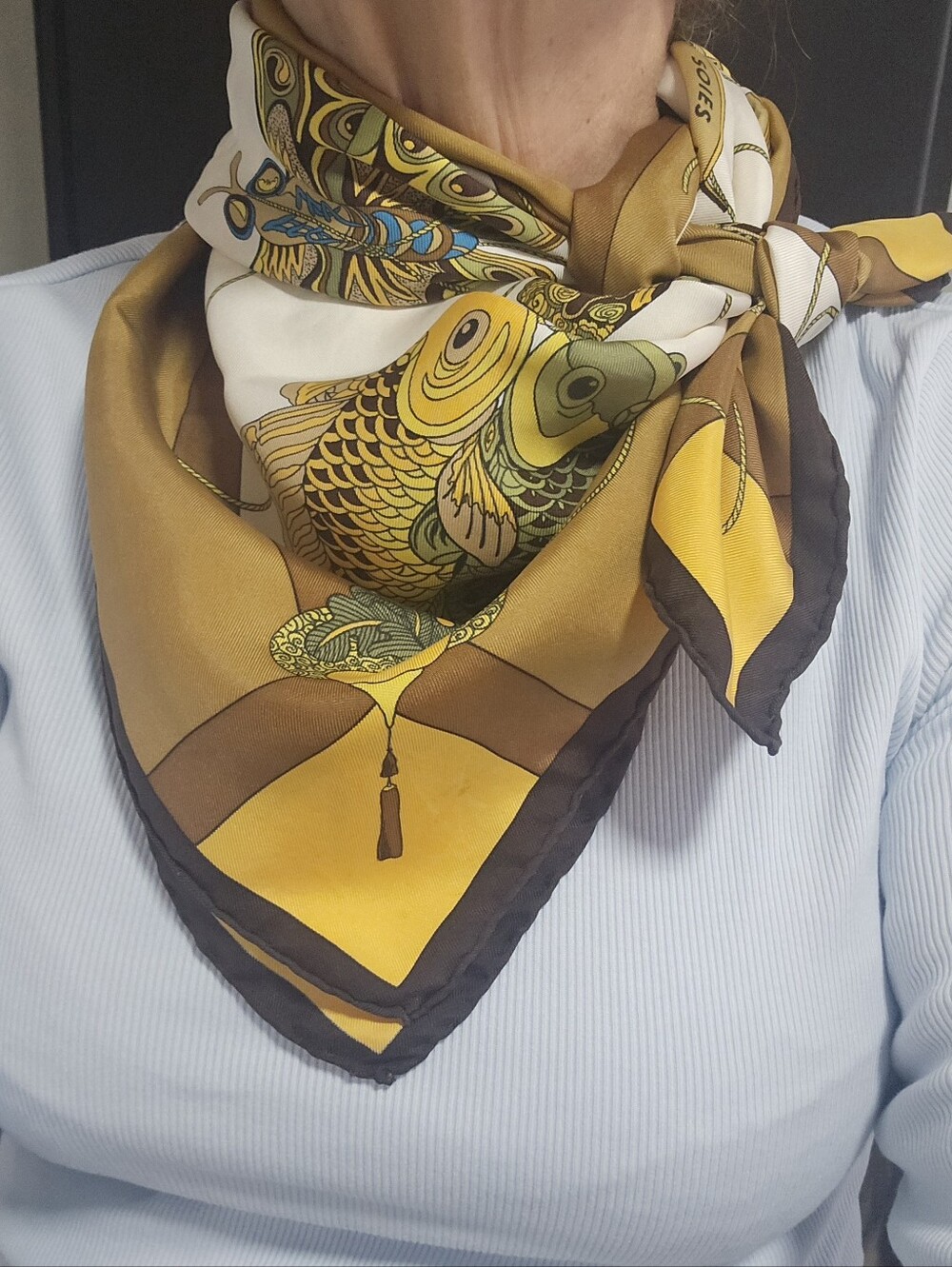 Hermès "Soies Volantes" 90cm Silk Scarf